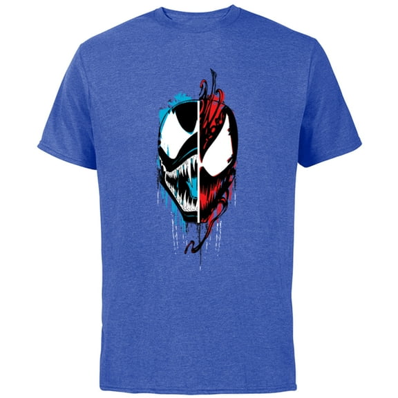 Marvel Venom: Let There Be Carnage Face-Off Standard - Short Sleeve Cotton T-Shirt for Adults - Customized-Royal Heather