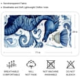 thumbnail image 2 of Hippocampus Elegant Chiffon Silk Scarf for Women - Lightweight Breathable Wrap Shawl 70.86"x28.7, 2 of 6