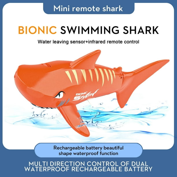 Amdohai Mini RC requin télécommande jouet jouet de bain sous-marin