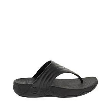 

FITFLOP Walkstar Leather Toe-Post Women Adult Women 10 DX5-090 All Black