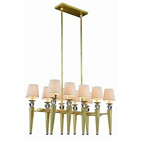 

Olympia Collection Pendant Lamp L:38 W:20 H:58 Lt:10 Burnished Brass Finish Royal Cut Clear-Finish:Burnished Brass