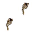 thumbnail image 4 of Ounissouiy Gran oferta, 1 unidad, pegatina de pared con interruptor 3D vivo de gato, baño, inodoro, cocina, calcomanías decorativas, decoración lindo gato 3 2piezas, 4 of 6