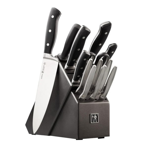 FINE EDGE FORGED KNIFE BLOCK SET, 14 PIECE