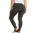 thumbnail image 3 of Pantalon d'Étrier de Yoga de Gym pour Femmes, Uni, Doux, à Taille Élastique, 3 of 6