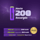 thumbnail image 5 of Pilas Baterías Recargables Monkey Soul 6 pz AA + 4 AAA 1.2V, 5 of 9