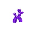 thumbnail image 4 of Interior Illusions Plus Purple Ceramic Dog Piggy Bank - 12" Tall, 4 of 4