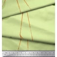 thumbnail image 2 of Soimoi Rayon Fabric Leaves & Ranunculus Floral Print Sewing Fabric Yard 56 Inch Wide, 2 of 5
