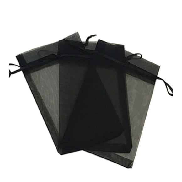 50 Pcs Noir 5X7 Sacs Transparents à Cordon en Organza Pochettes à Bijoux Sacs Cadeaux pour Cadeaux de Mariage Sacs Cadeaux Sacs à Bonbons Kyezi Design And Craft]