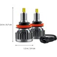 thumbnail image 4 of 1 Pair LED Bulb H11 High Focus Automobile Headlight Bulb Car LED Headlight Bulbs, 4 of 7