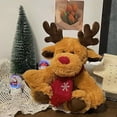 thumbnail image 5 of Deeceymbur 7.08x7.08x11.02in Christmas Deer Plush Toy Medium Sized Cotton Stuffed Animal Funny Tree Home Decor Gift, 5 of 6