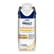 Nestle Impact Advanced Recovery Immunonutrition Drink Vanilla 8.45 oz Carton 10 Ct