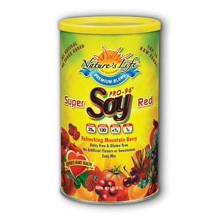 Super rouge de protéines de soja 1 Nature's Life lbs de poudre
