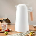 thumbnail image 5 of ACDANC 2026 New Thermal Carafe,34Oz/1L Thermal Vacuum Carafe with Glass Liner and Wood Handle Insulated Coffee Carafe for Coffee Tea Hot Or Cold Drinks,One Key Temperature Display, 5 of 6