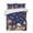 Blue, variant on Quilts Twin Size Bedding Set, Cartoon Dogs Lightweight Quilted Comforter, Navy Blue Cute Animals Dogs Paws Prints Soft Reversible Bedspread Coverlet with Pillow Covers for All Season, 68" x 86"