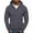 Dark Gray, variant on Men's Full Zip Up Plush Hooded Sweatshirt, Long Sleeve Pullover Jacket with Pockets, Tall Sizes Available for Casual and Outdoor Use,Dark Gray M