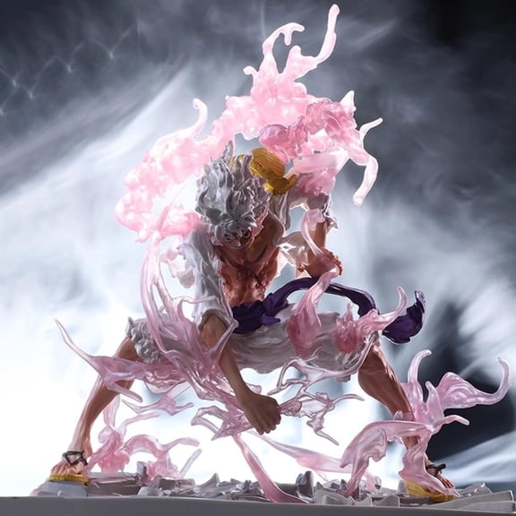 New Nika Luffy (combat Ver) Character Anime Model Statue Action Figures Desktop Ornament Popular Decorations Fan Souvenirs Creative Gift Collectable