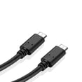 thumbnail image 2 of USB Type C (USB-C) Male Cable (3FT) Black - SuperSpeed Standard USB 3.0 Male Port With Reversible Type C Connector Design For Apple New Macbook 12" 2015 Laptop Devices Smartphone, 2 of 4