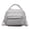 Grey, variant on Lume Wear Women's Soft Top Handle Crossbody Handbag an Elegant Solid Color Purse with Zipper for Daily Use