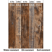 Caltero Peel and Stick Wallpaper Brown Wood Wallpaper 17.72 in x 590 in Roll