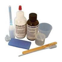 Polyvance 2504 PlastiFix Plastic Repair Kit, Clear, Rigid Plastic Adhesive
