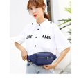 thumbnail image 2 of Fanny Pack For Women-waterproof Waist Pack Fashion Travel Lightweight Chest Bags With 3 Zipper Pockets,blue, 2 of 3