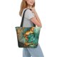 thumbnail image 2 of Fotbe Emerald Color Gold Marble Bolsa de Playa con Estampado, Bolsa de Hombro, Bolsa de Mano Espaciosa, Bolsa de Viaje Ligera, Bolsa de Compras Versátil, 2 of 6