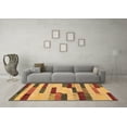 thumbnail image 3 of Ahgly Company Indoor Rectangle Abstract Brown Contemporary Area Rugs, 5' x 8', 3 of 4