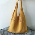 thumbnail image 2 of Bolso de mano de poliéster Minnieouse con gorro de playa Ligero y elegante amarillo, 2 of 6