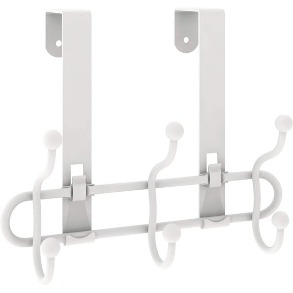 Franklin Brass OTD003F-W White Triple Over the Door Hook