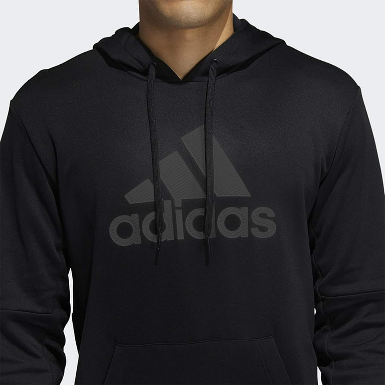 Duur Tegenslag Wijzer ADIDAS Mens Black Logo Graphic Long Sleeve Classic Fit Hoodie S -  Walmart.com