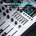 thumbnail image 4 of Consola de audio mezcladora BOMGE de 8 canales con Bluetooth y MP3, 256 DSP, 4 of 9