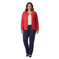 thumbnail image 5 of Turtle Bay New York Women’s Button-Up Cotton Cardigan, Crewneck with Front Pockets, 5 of 5