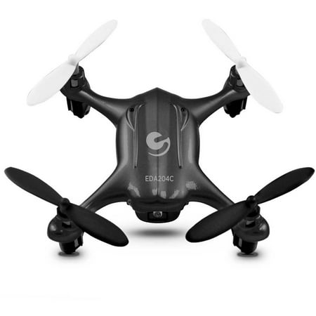 Ematic 2.4GHz Control Nano Quadcopter Drone with HD Camera and 6-Axis Gyroscope