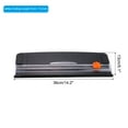 thumbnail image 2 of Unique Bargains 12 Inch Paper Cutter, A4 Size Portable Paper Trimmer Slicer Scrapbooking Tool with Cutter Head Blade, Black, 2 of 7