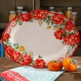 thumbnail image 2 of The Pioneer Woman Vintage Floral 14.5-Inch Serving Platter, 2 of 5