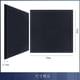 thumbnail image 3 of Pegatinas de pared 30x30x0,9 cm Panel de aislamiento acústico con gancho autoadhesivo Panel de aislamiento de alta densidad Grabación de sonido para oficina en casa Panel de absorción Panel insonoriza, 3 of 5