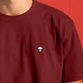 thumbnail image 5 of Dalix Lil Alien Heavyweight Soft Tee Short Sleeve Cotton Shirt Mens in Brick Red S Small, 5 of 5