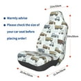 thumbnail image 2 of Lsque Tractor and Dumper Pattern Car Seat Covers for Front Seats , Waterproof Seat Covers for Cars, Sporty Front Seat Covers,Car Seat Cover Protector Front Seats, 2 of 5