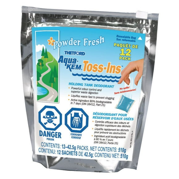 Aqua Kem® Toss-Ins™ Poudre Fraîche