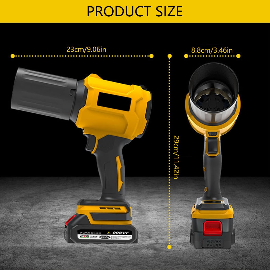 Leaf Blower Cordless, Handheld Leaf Blower Electric Leaf Blower 32000RPM