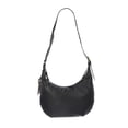 thumbnail image 4 of Jessica Simpson Women's Daphne Faux Leather Hobo Handbag, Meteorite Black, 4 of 4