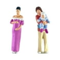 thumbnail image 1 of Figuras de diorama a escala 1:64, figuras de personas, juego de fotos realistas de jardín de hadas Conjunto de dos mamás, 1 of 9