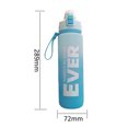 thumbnail image 3 of Termos para agua de 1000 ml, vasos reutilizables para acampar, senderismo, correr (azul), 3 of 7