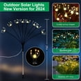 thumbnail image 2 of Solar Garden Lights, 4 Pack Solar Outdoor Lights with Timer, 2 of 8