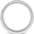 thumbnail image 2 of Sterling Silver Ss 8mm Polished Fancy Band Size 11.5 Made In United States qwb121-11.5, 2 of 5