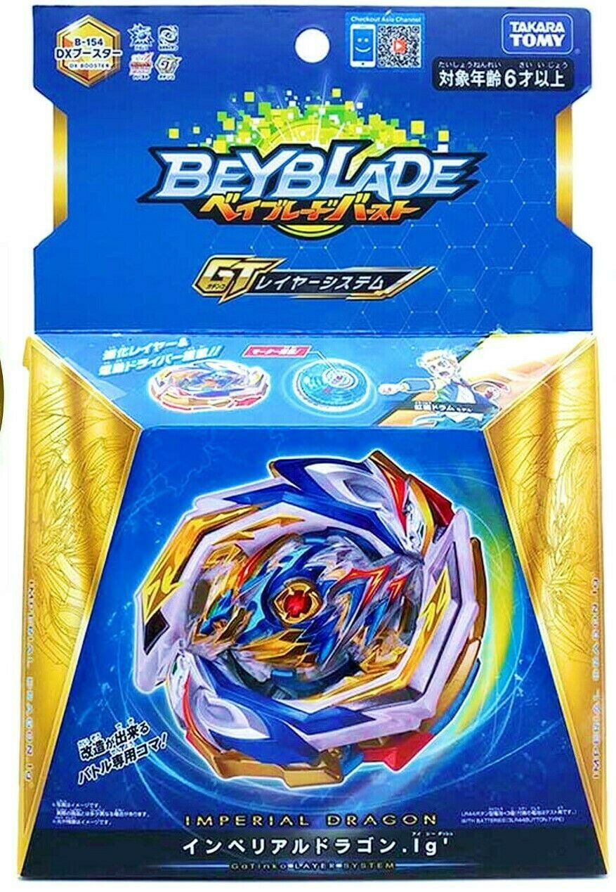Youngtoys Beyblade Burst GT B-154 DX Booster Imperial Dragon Ig Battery LR44 x3 Included
