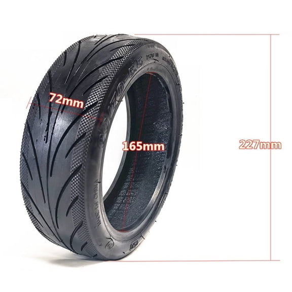10 inch 60/70-6.5 Scooter Tire 10x2.50-6.5 Tubeless Tires For Ninebot Max G30