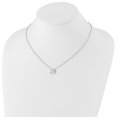 thumbnail image 4 of Auriga 925 Sterling Silver 1 mm Rhodium-Plated Diamond Butterfly Necklace for Women 20", 4 of 6