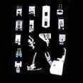 thumbnail image 3 of 15 Pcs Low Shank Sewing Machine Presser Feet Kit with Walking Foot, Zipper Foot & Buttonhole Foot for Household Sewing Machines, 3 of 5