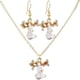 thumbnail image 2 of Conjunto de Joyas de Navidad Yuyangstore Elk Alce, 2 of 8